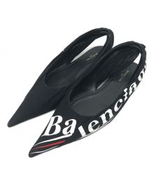 BALENCIAGA（バレンシアガ）の古着「ポインテッドトゥパンプス」｜ブラック