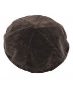 PRADAプラダ）の古着「コーデュロイベレー帽」｜ブラウン