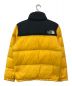 THE NORTH FACE (ザ ノース フェイス) Nuptse Jacket ブラック×イエロー サイズ:Ｌ：18800円