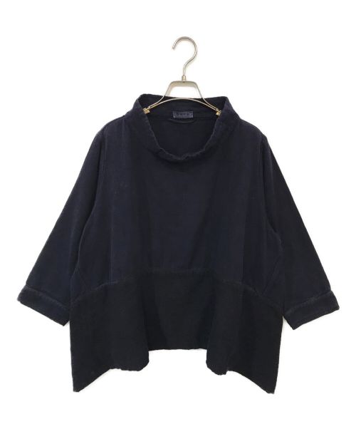 Sark studio（サーク スタジオ）Sark studio (サーク スタジオ) インディゴチュニックカットソー ネイビー サイズ:Mの古着・服飾アイテム