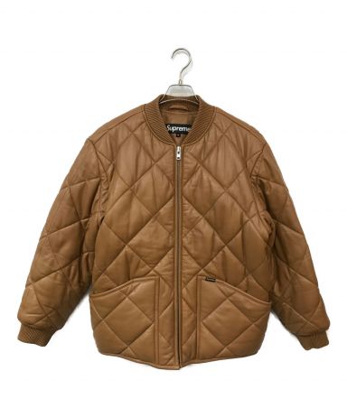 【中古・古着通販】SUPREME (シュプリーム) Quilted Leather Work