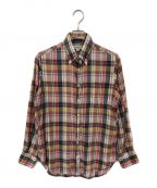 INDIVIDUALIZED SHIRTSインディビジュアライズドシャツ）の古着「ボタンダウンシャツ」｜ピンク