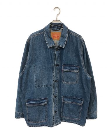 【中古・古着通販】LEVI'S (リーバイス) デニムカバーオール ブルー