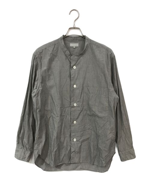 MARGARET HOWELL（マーガレットハウエル）MARGARET HOWELL (マーガレットハウエル) END ON END COTTON CHAMBRAY SHIRT グレー サイズ:Lの古着・服飾アイテム