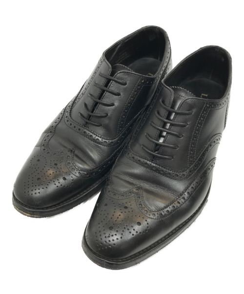 LOAKE（ローク）LOAKE (ローク) ウィングチップシューズ ブラック サイズ:7 1/2の古着・服飾アイテム