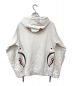 A BATHING APE (ア ベイシング エイプ) SHARK Side Zip Hoodie ホワイト サイズ:L：13800円