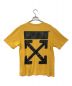 OFFWHITE (オフホワイト) Champion (チャンピオン) ダメージ加工コラボTシャツ イエロー サイズ:S：7800円