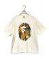 A BATHING APE（アベイシングエイプ）の古着「Forest Camo Big Ape Head Tee」｜ホワイト