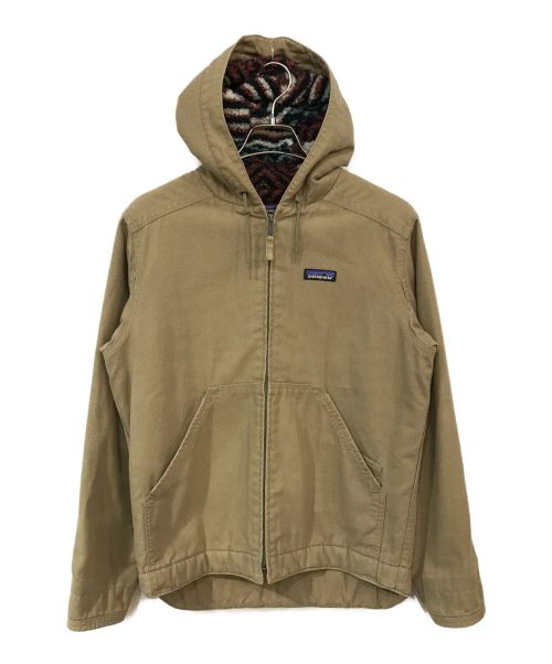 Patagonia（パタゴニア）Patagonia (パタゴニア) Lined Canvas Hoody（ラインドキャンバスフーディー） ベージュ サイズ:ＸＳの古着・服飾アイテム