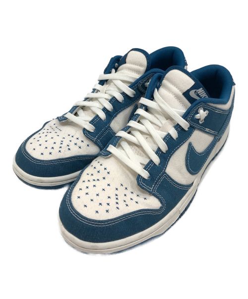 NIKE（ナイキ）NIKE (ナイキ) DUNK LOW RETRO SE ホワイト×ブルー サイズ:US10の古着・服飾アイテム