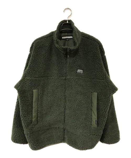 NEIGHBORHOOD（ネイバーフッド）NEIGHBORHOOD (ネイバーフッド) FLEECE JK オリーブ サイズ:ＸＬの古着・服飾アイテム