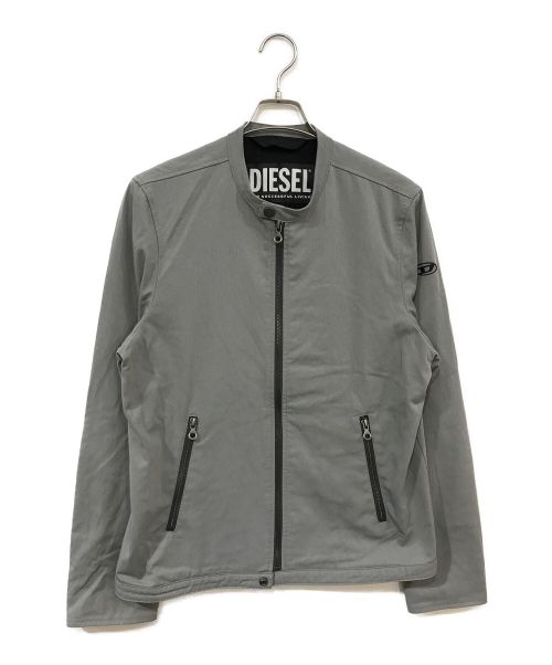 DIESEL（ディーゼル）DIESEL (ディーゼル) ライダースジャケット グレー サイズ:Ｓの古着・服飾アイテム