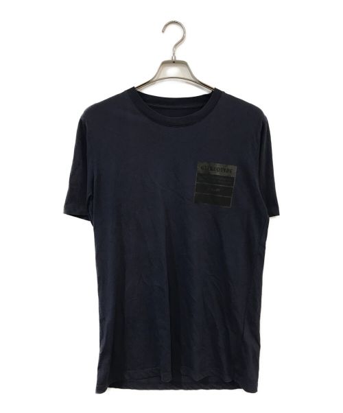 Maison Margiela（メゾンマルジェラ）Maison Margiela (メゾンマルジェラ) ステレオタイプ ロゴTシャツ ネイビー サイズ:46の古着・服飾アイテム