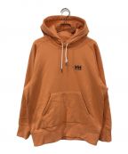 HELLY HANSENヘリーハンセン）の古着「HH LOGO SWEATPARKA」｜オレンジ