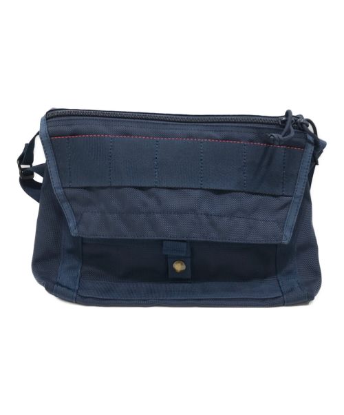 BRIEFING（ブリーフィング）BRIEFING (ブリーフィング) BEAMS PLUS (ビームスプラス) MESSENGER BAG ネイビーの古着・服飾アイテム