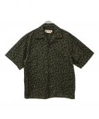 MARNIマルニ）の古着「オープンカラーシャツ」｜オリーブ×ブラック