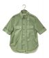 VALENTINO（ヴァレンティノ）の古着「NYLON SAFARI SHIRT S/S」｜グリーン