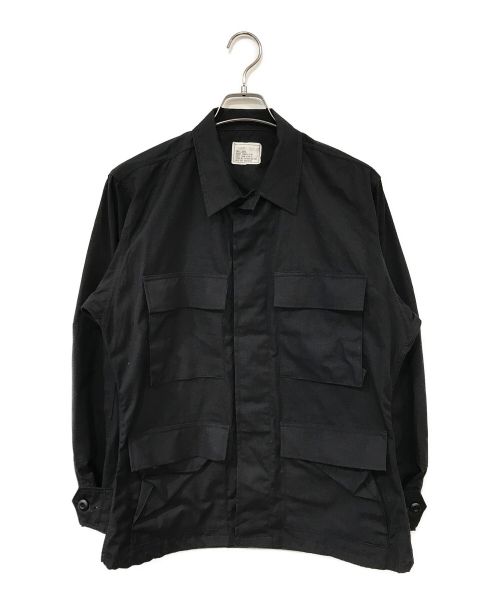 US ARMY（ユーエスアーミー）US ARMY (ユーエス アーミー) BDU Jacket ブラック サイズ:S-Sの古着・服飾アイテム