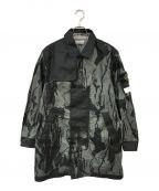 STONE ISLANDストーンアイランド）の古着「Reverse Colour Process Raso Trench Coat」｜ブラック