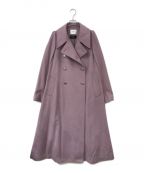 Ameriアメリ）の古着「CHARME FLARE LONG COAT」｜ピンク