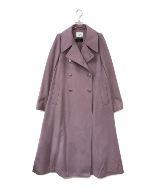 Ameri（アメリ）AMERI (アメリ) CHARME FLARE LONG COAT ピンク サイズ:Mの古着・服飾アイテム