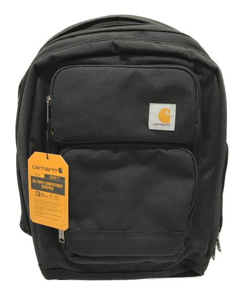 CarHartt（カーハート）CarHartt (カーハート) TRIPLE COMPARTMENT BACKPACK ブラックの古着・服飾アイテム