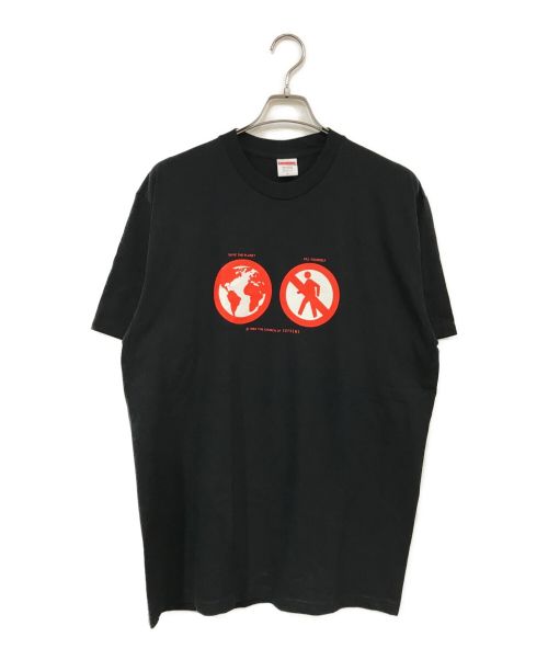 SUPREME（シュプリーム）SUPREME (シュプリーム) save the planet tee ブラック サイズ:Lの古着・服飾アイテム