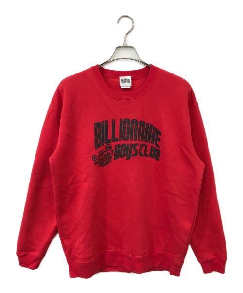 BILLIONAIRE BOYS CLUB（ビリオネアボーイズクラブ）BILLIONAIRE BOYS CLUB (ビリオネアボーイズクラブ) プリントスウェット レッド サイズ:XLの古着・服飾アイテム