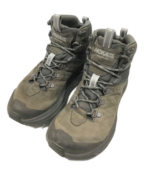 HOKAONEONE（ホカオネオネ）HOKAONEONE (ホカオネオネ) STINSON MID GTX グレー サイズ:25.5cmの古着・服飾アイテム