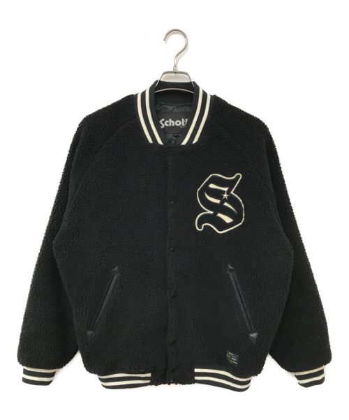 Schott（ショット）Schott (ショット) BOA STADIUM JACKET ブラック サイズ:Mの古着・服飾アイテム