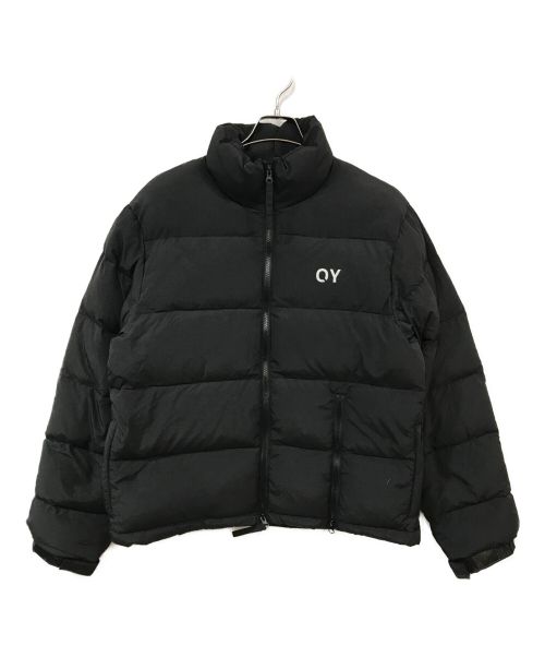 OY（オーワイ）OY (オーワイ) SIDE ZIPPER LOGO DOWN JUMPER ブラック サイズ:記載なしの古着・服飾アイテム