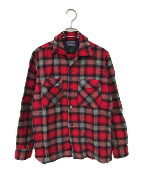 PENDLETON（ペンドルトン）PENDLETON (ペンドルトン) オンブレチェックシャツ レッド サイズ:L(XS-S相当)の古着・服飾アイテム