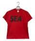 WIND AND SEA（ウィンダンシー）の古着「プリントTシャツ」｜レッド