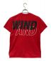 WIND AND SEA (ウィンダンシー) プリントTシャツ レッド サイズ:Ｍ：4800円