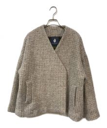 TWEEDMILL×MICHEL Beaudouin（ツイードミル×ミシェル ボードウイン）の古着「ツイードミル ショートコート」｜ベージュ