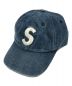 Supreme（シュプリーム）の古着「Kevlar Denim S Logo 6Panel Cap」｜ブルー