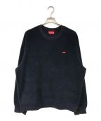 SUPREMEシュプリーム）の古着「polartec small box crewneck」｜ネイビー