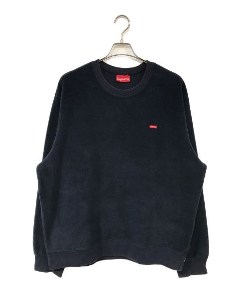 SUPREME（シュプリーム）SUPREME (シュプリーム) polartec small box crewneck ネイビー サイズ:ＸＬの古着・服飾アイテム