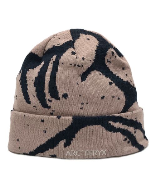 ARC'TERYX（アークテリクス）ARC'TERYX (アークテリクス) Grotto Toque Beanie ピンク×ネイビーの古着・服飾アイテム