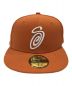 New Era (ニューエラ) CURLY S 7 1/4 59FIFTY オレンジ：4800円