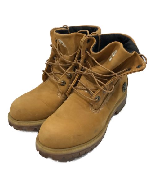 Timberland（ティンバーランド）Timberland (ティンバーランド) イエローブーツ ブラウン サイズ:8Wの古着・服飾アイテム