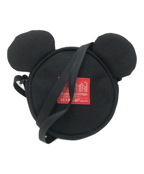 BEAMS（ビームス）BEAMS (ビームス) Manhattan Portage (マンハッタンポーテージ) DISNEY (ディズニー) ショルダーバッグ ブラックの古着・服飾アイテム