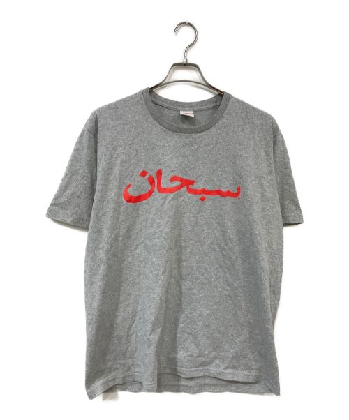 SUPREME（シュプリーム）SUPREME (シュプリーム) arabic logo tee グレー サイズ:Mの古着・服飾アイテム