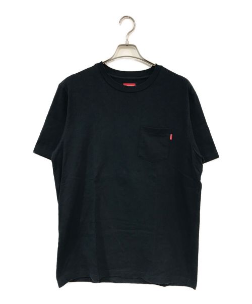 SUPREME（シュプリーム）SUPREME (シュプリーム) pocket tee ブラック サイズ:Lの古着・服飾アイテム