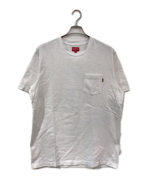 SUPREME（シュプリーム）SUPREME (シュプリーム) pocket tee ホワイト サイズ:Lの古着・服飾アイテム