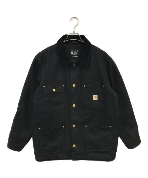 CarHartt（カーハート）CarHartt (カーハート) DUCK CHORE COAT ブラック サイズ:Lの古着・服飾アイテム