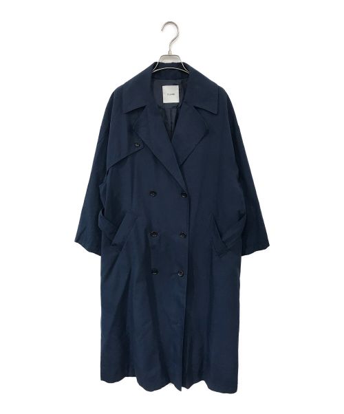 CLANE（クラネ）CLANE (クラネ) BACK FRILL TRENCH COAT ネイビー サイズ:１の古着・服飾アイテム