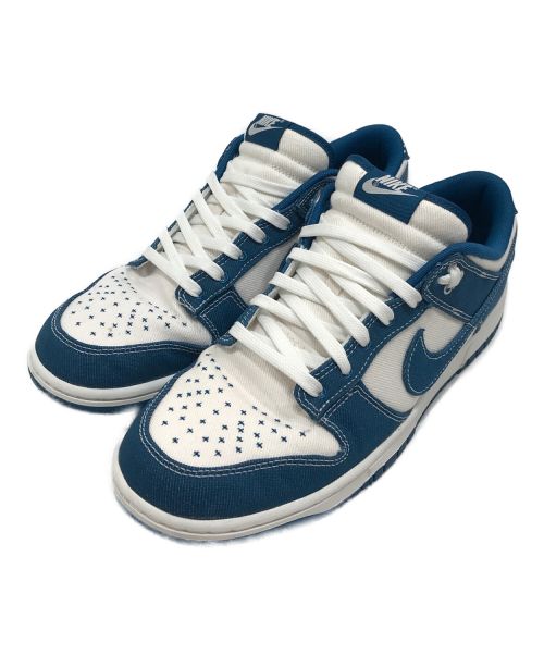 NIKE（ナイキ）NIKE (ナイキ) DUNK LOW RETRO SE ブルー×ホワイト サイズ:US11の古着・服飾アイテム