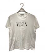 VALENTINOヴァレンティノ）の古着「VLTN Tシャツ」｜ホワイト