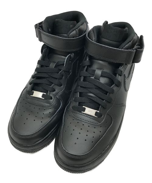 NIKE（ナイキ）NIKE (ナイキ) AIR FORCE 1 MID 07 ブラック サイズ:27.5㎝の古着・服飾アイテム